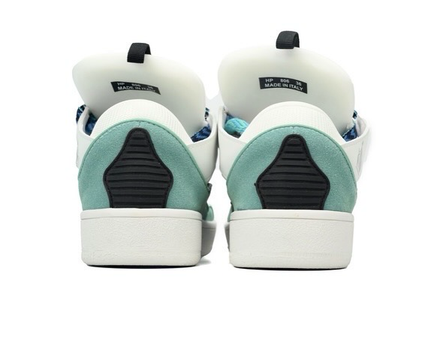 Lanvin Curb Sneakers 'White Green'