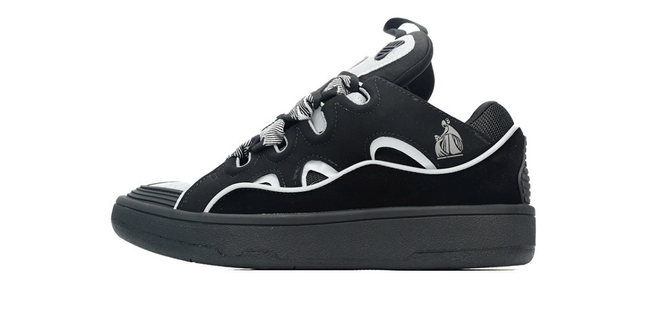 Lanvin Curb Sneakers 'Black Grey'