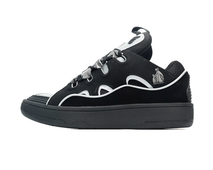 Lanvin Curb Sneakers 'Black Grey'