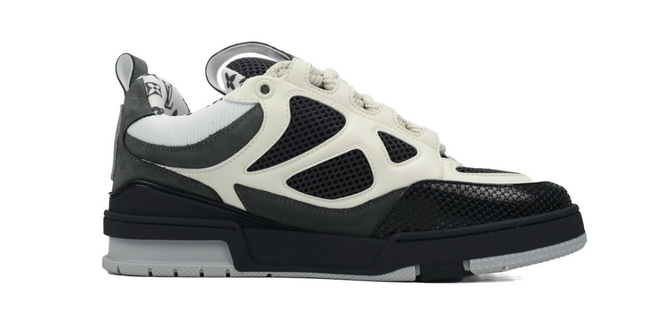 LV Black Sneakers 'black and white'