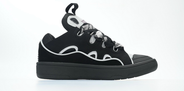 Lanvin Curb Sneakers 'Black Grey'