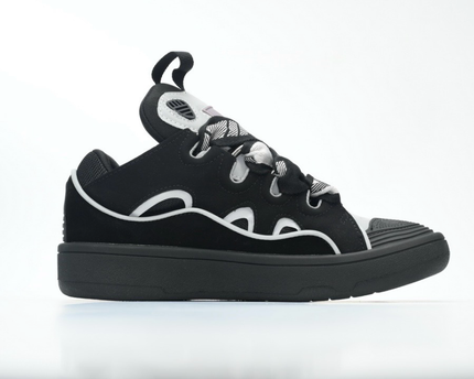 Lanvin Curb Sneakers 'Black Grey'