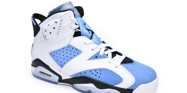 Jordan 6 Retro UNC White