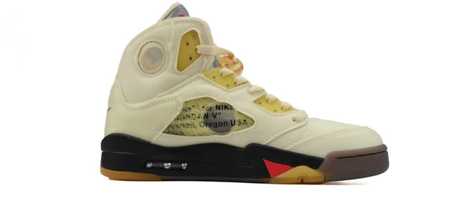Off-White x Air Jordan 5 SP 'Sail'