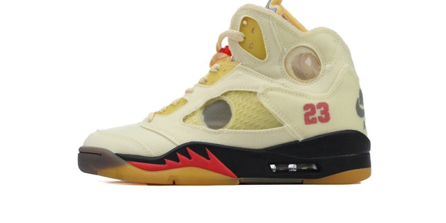 Off-White x Air Jordan 5 SP 'Sail'