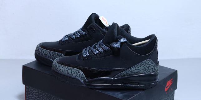 Jordan 3 black cat