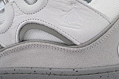 Lanvin Crub Sneakers Grey White High-Top Athletic Sneakers