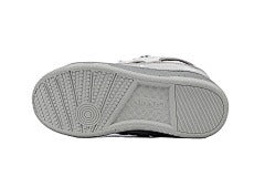 Lanvin Crub Sneakers Grey White High-Top Athletic Sneakers