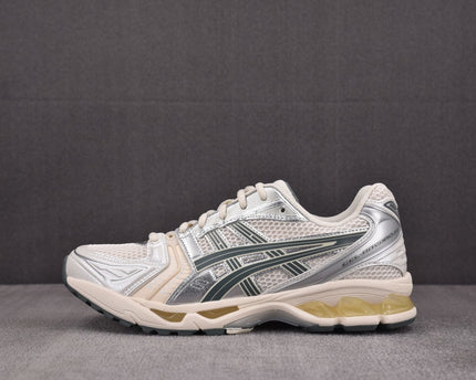 ASICS GEL-Kinsei White Gold Athletic Running Shoes