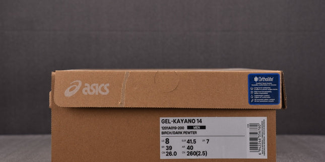 ASICS GEL-Kinsei White Gold Athletic Running Shoes